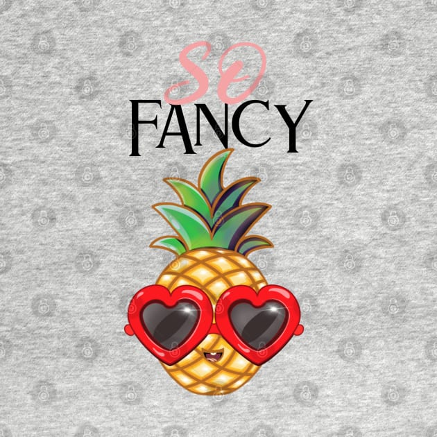 So Fancy Pineapple by Purple Canvas Studio